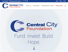 Tablet Screenshot of centralcityfoundation.ca